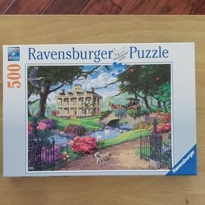 Ravensburger 500-Piece Puzzle - Vibrant Countryside Retreat